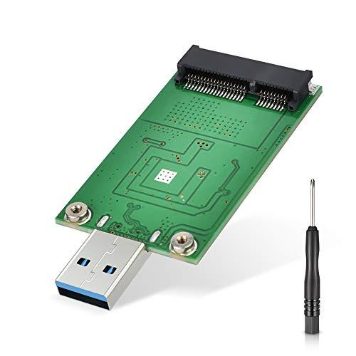 ELUTENG mSATA SSD to USB3.0 変換アダプター より安定 5Gbps UAS...