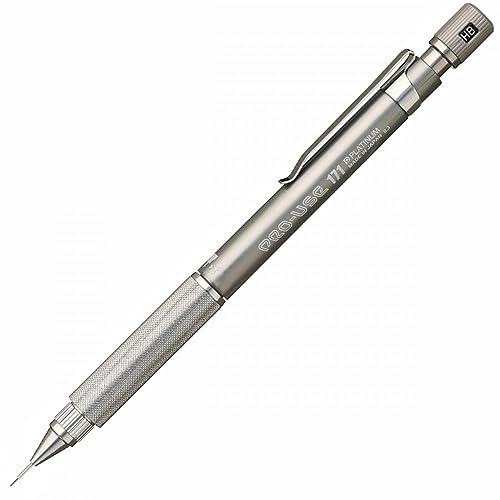 プラチナ万年筆 シャープペン プロユース171 0.3mm シルバー [ケース入り] MSDA-15...