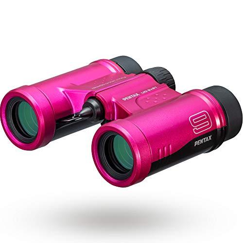 ペンタックス 双眼鏡 UD 9x21 ピンク 明るく見やすい視界を確保， 持ち運びしやすいダハプリズ...