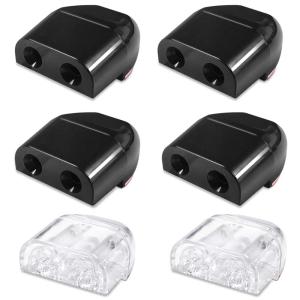 3組（6個） 鹿笛 FineGood トラック/オートバイ/車用プラスチック鹿ホイッスル 警報道路安全ホーン装置 動物警告笛 両面テープ付き