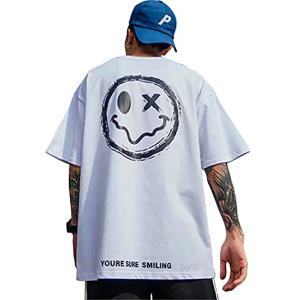 [エアバイ] メンズ 半袖 Tシャツ t シャツ カットソー てぃーしゃつ スマイル バック プリント M mサイズ しゃつ おしゃれ オシャレ お洒｜sereno2