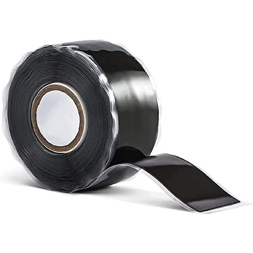Sociplentycom自己融着テープ 防水用テープ 自己粘着防水修理テープ 2.5cmx3m 温...