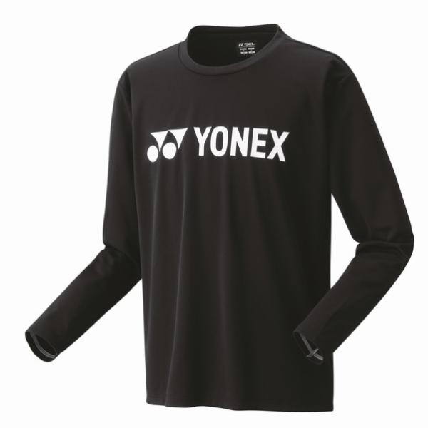YONEX　16802　ユニ　ロングスリープTシャツ　ブラック（007）