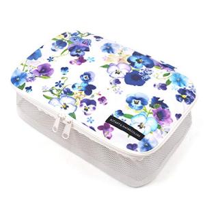 STYLE Decorトラベルポーチ Sサイズ フローラルブーケ おしゃれ 小物 衣類 かわいい W2100200 ブルー