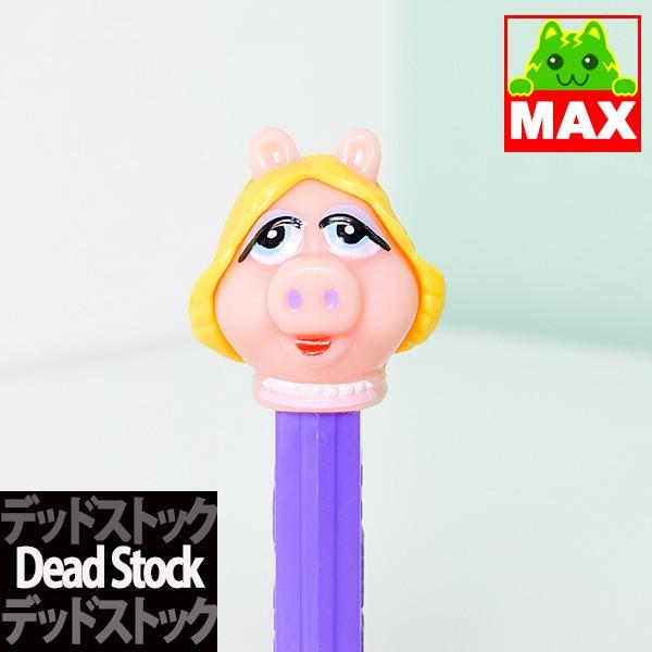 PEZ・Muppet マペッツ ミスピギー(ステムパープル) セサミストリート・ディスペンサのみ 年...