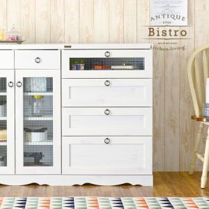 チェスト 引き出し収納 引き出しチェスト リビング収納 木製 幅58cm 4段 リビング 寝室 シンプル かわいい チェスト おしゃれ Bistro BT90-60H