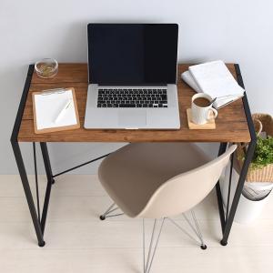 デスク 折りたたみ 北欧 省スペース 幅90 パソコンデスク ワークデスク Pcデスク スチール おしゃれ 白 アイアン エスタ 勉強机 フォールディングデスク 送料無料 新品 学習机