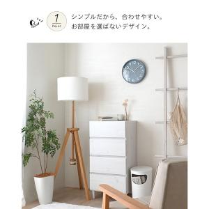 時計 掛け時計 壁掛け 静音 スイープ秒針 北...の詳細画像4