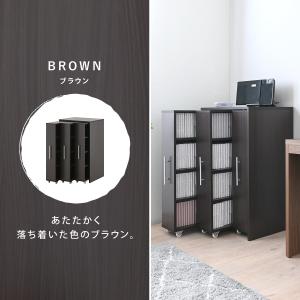 本棚 スライドラック キャスター付き コミック...の詳細画像3