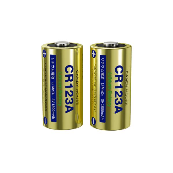【セサミ/タッチPro/サイクル共通】高容量1800mAhのCR123A 電池 バッテリー
