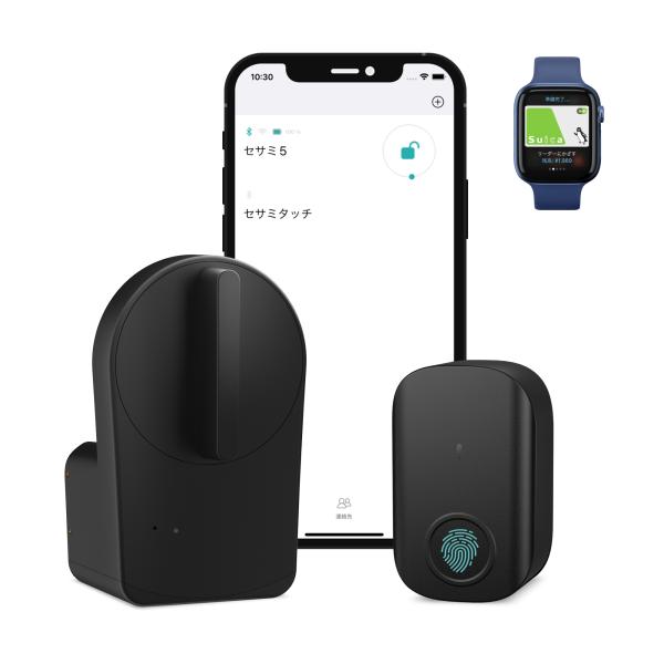 【公式ストア】セサミ５＋セサミタッチ SESAME5 スマートロック lock 玄関 後付け 指紋認...