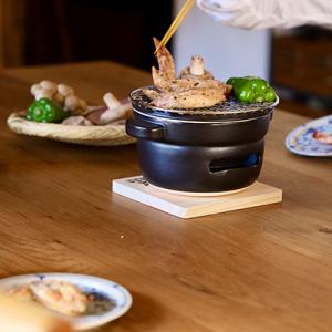 七輪 炭火コンロ かもしか道具店 丸 こぶり ...の詳細画像2