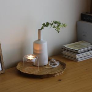 トレー 輪花盆 木製 おしゃれ お盆 小物 ト...の詳細画像5