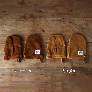 鍋つかみ レザーミトン S おしゃれ 耐熱 な...の詳細画像1