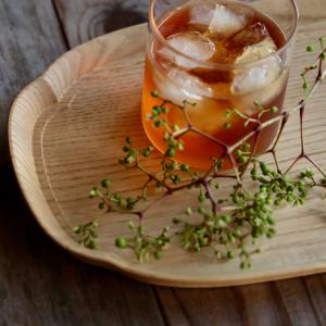 トレー 長木瓜盆 木製 おしゃれ お盆 小物 ...の詳細画像3