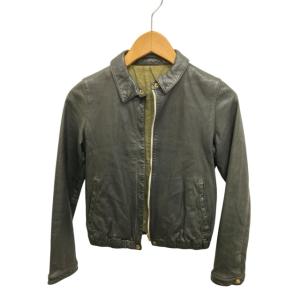 MACPHEE/マカフィー/レザー/ブルゾン/羊革/サイズ36/黒/レディース/FG0012