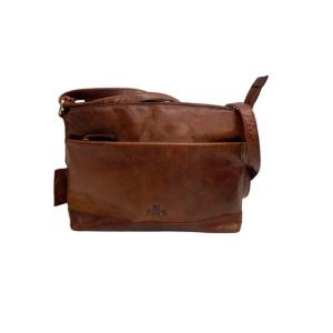 ROWALLAN/ロワーレン/レザー/ショルダーバッグ/ブラウン/メンズ/FD0146