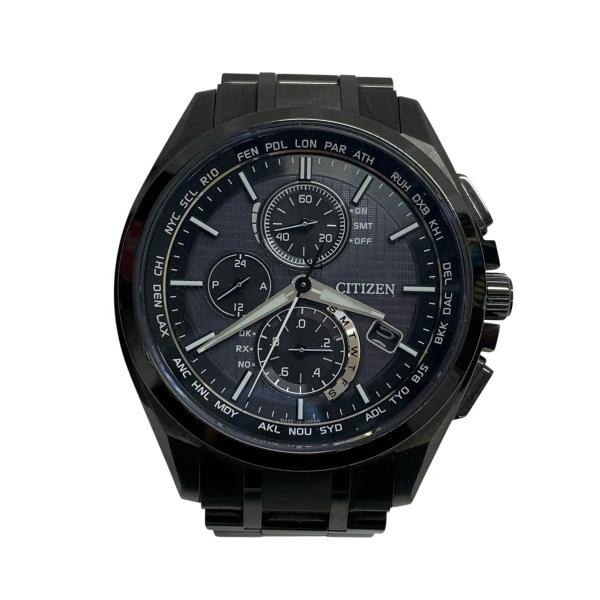 CITIZEN/シチズン/アテッサブラックチタンシリーズ/エコドライブ電波ソーラー/H804-T01...