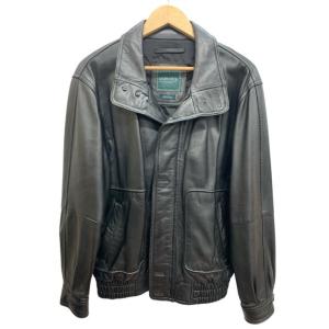 ALLNJOLLY/アレンジョリー/レザーブルゾン/ラムレザー/メンズ/サイズM/ブラック/ブルゾン...