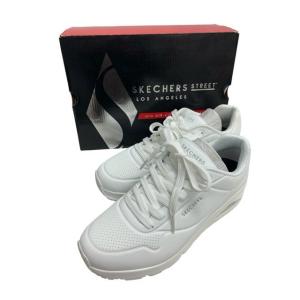未使用/SKECHERS/スケッチャーズ/ウノスタンドオンエアホワイト/スニーカー/サイズ26.5c...