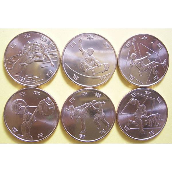 東京オリンピック、パラリンピック100円硬貨6種セット（2次）、未使用
