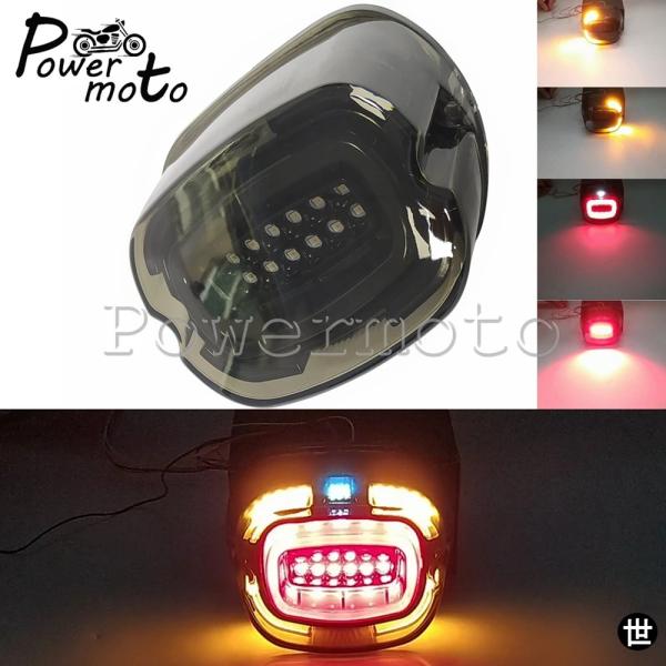 12V バイク用 LED 一体型リアランプ ハーレー ダイナ スポーツスター ツーリング ソフテイル...