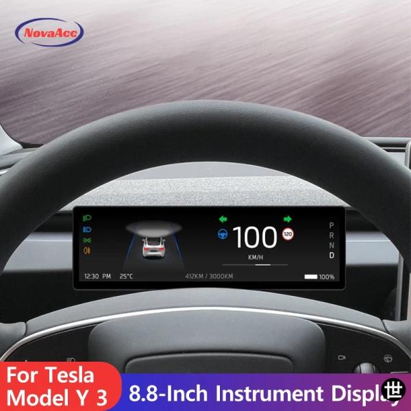 TESLA MODEL Y MODEL 3用ディスプレイ画面ダッシュボード8.8インチIPSタッチス...