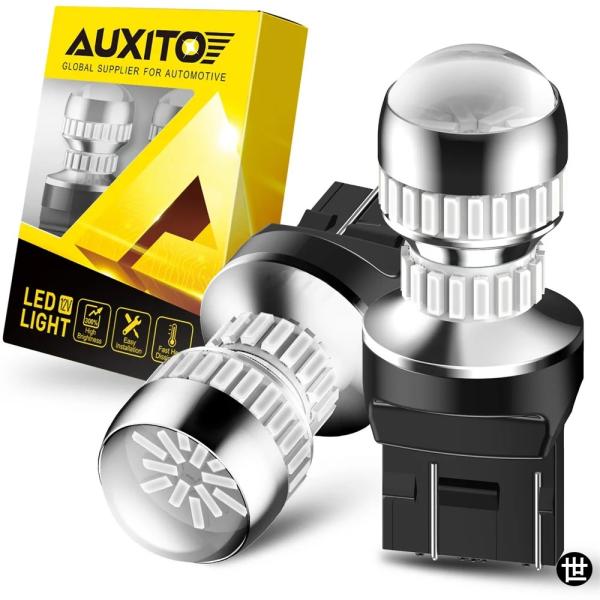 AUXITO 2個入り CANBUS T20 7443 LEDバルブ ブレーキライト W21/5W ...