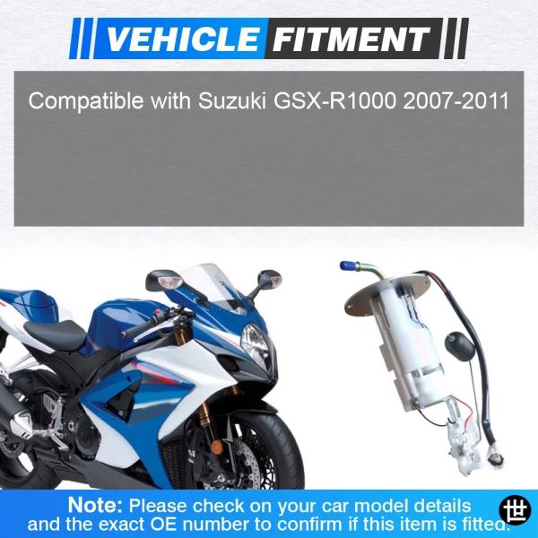 スズキ GSX-R1000 39387 用バイク 燃料ポンプアセンブリ交換パーツ 15100-21H...