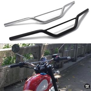 ビンテージバイク用22MMハンドルバー ハンドルクロスバー バイクステアリングホイールホンダ ドゥカティ トラッカー カフェレーサー ロイヤルエンフィールド用