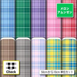 和風生地 布 メロンアムンゼン タータンチェック...の商品画像
