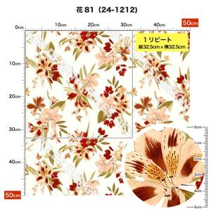 花柄 生地 布 保温 暖2wayストレッチニッ...の詳細画像1