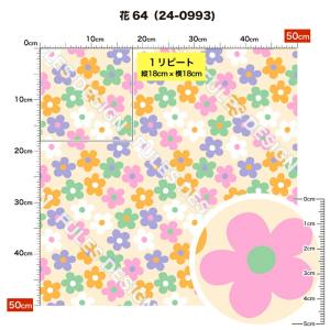 花柄 ニット生地 布 2wayストレッチ UV...の詳細画像4