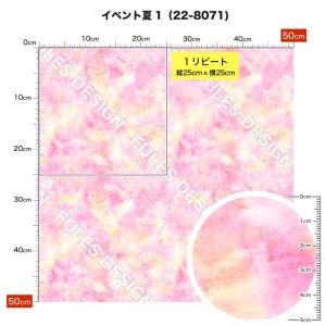 2wayストレッチ ニット生地 布 夏向きの柄...の詳細画像1