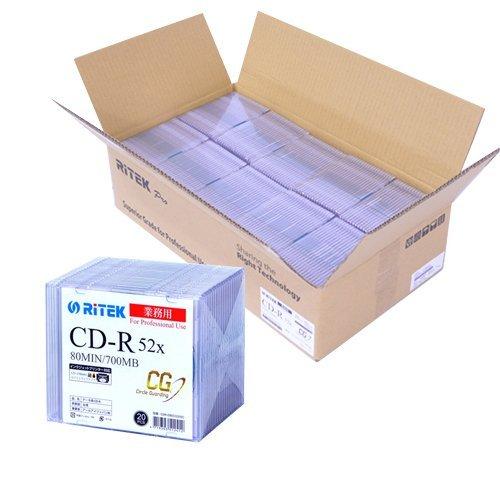 【10個セット】データ用 CD-R Ritek Professional with "CG" Tec...