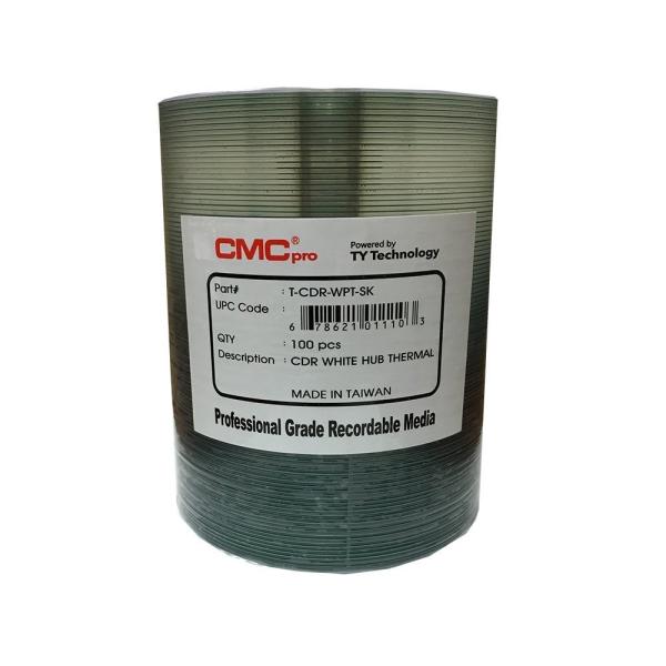 【3個セット】CMCpro T-CDR-WPT-SK CD-R 白サーマル(熱転写用) 100枚ロー...