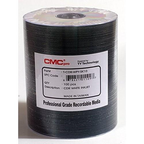 【3個セット】CMCpro T-CDR-WPY-SK10 CD-R レギュラー白プリンタブル 100...