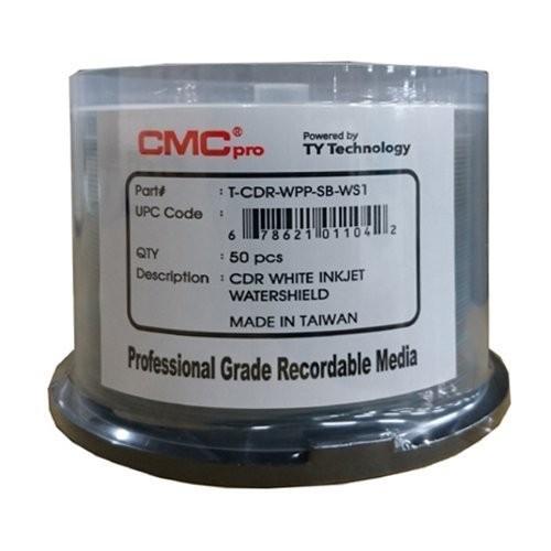 CMCpro T-CDR-WPP-SB-WS1 CD-R/ウォーターシールド/ワイド白プリンタブル/...