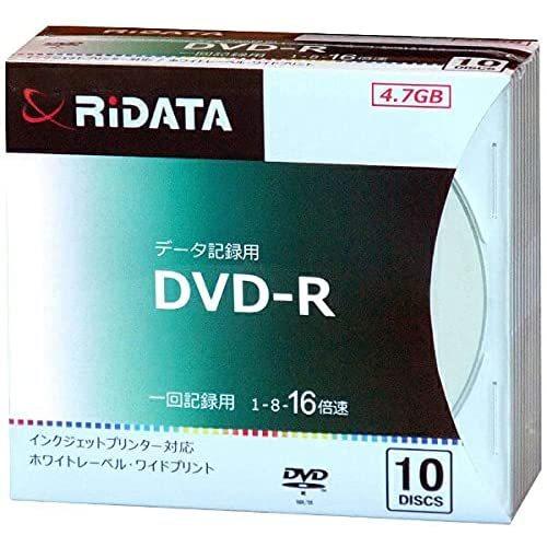 【20個セット】RiDATA Data用DVD-R 700MB／10枚スリムケース IJP対応 D-...