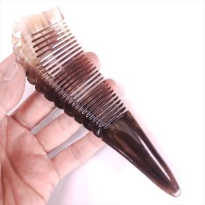 水牛の角 櫛 くし 上級品 17cmA 大03...の詳細画像2