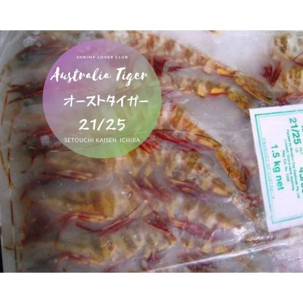 ★即決特価エビ!!  激安オースト有頭海老  ２１/２５  ブロック中小サイズ
