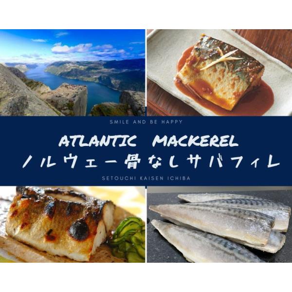 ◆即決特価!!  完全骨なしノルウェーサバフィレまとめて買って!!