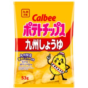 【地域限定品】カルビー ポテトチップス 九州しょうゆ 53g×12袋