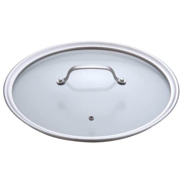 鍋蓋 料理道具 / TKG IHセレクト 2層クラッド鍋用 ガラス蓋 30cm