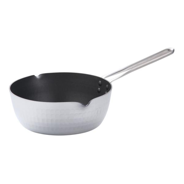 IH対応鍋 料理道具 / TKG共柄厚板 IHアルミテフロン雪平鍋 21cm 寸法: 内径:210 ...