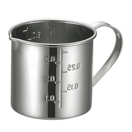調理小物 厨房用品 / KO 18-8口付計量カップ 8cm 寸法: φ80 x H80mm