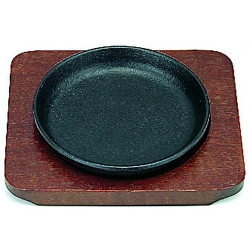 鉄板 厨房用品 / Sミニステーキ皿丸13cm 寸法: φ130 x Ｈ22mm