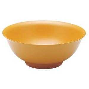 ラーメン特選 厨房用品 / メタル丼 塗装仕様 黄 寸法: φ210 x H85mm｜setomono-honpo