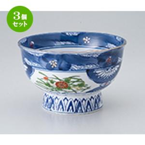 錦彩古伊万里 美濃焼 ブルーム 大丼ペア 径14.5cm 材質：磁器