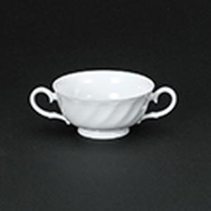 洋陶オープン 洋食器 / ＫＷホワイトウェーブ ブリオン 寸法:11.5 x 5.6cm｜setomono-honpo